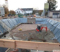 Neubau Verwaltungsgebäude Stadtwerke Leimen geht voran – Aushub unbedenklich