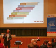 Gut besuchte Veranstaltung: Leimener Unternehmergespräch mit Martin Geiger