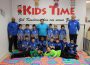 F1-Junioren des VfB Leimen:  Besuch beim Trikotsponsor Kids Time