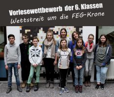 Vorlesewettbewerb der Sieger der 6. Klassen am Friedrich-Ebert-Gymnasium