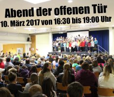 10. März: Abend der offenen Tür am  Friedrich-Ebert-Gymnasium Sandhausen