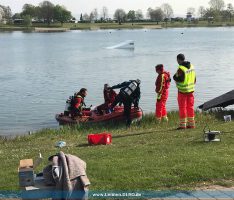 Wasserrettungsübung am St. Leoner See