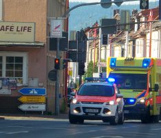 Leimen: Auto „übersieht“ Motorrad – </br>Biker bei Unfall schwer verletzt