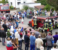 Sommerfest der Feuerwehr in Leimen-Mitte trotz nicht sommerlichem Wetter erfolgreich