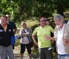 Geocacher-Aktionstag: Statt CITO einmal Dünenputz mit Dr. Löscher