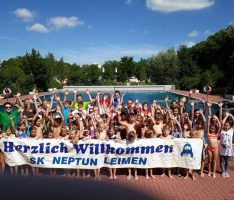 Neptun Ferienprogramm im Freibad mit 55 Kindern