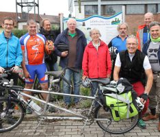 Wahlkampf im Grünen – Radtour am Leimbach entlang kam gut an
