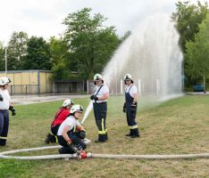 Schneller, höher, weiter: Mit dem Wasserwerfer auch für Großbrände gerüstet