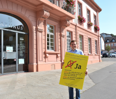 Kompliziert: Wahlkampf der Bürgerinitiative in Sachen Bebauung des Rathausplatzes