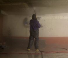 Sanierung der Georgigarage in vollem Gange