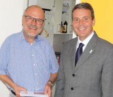 Stadtrat Dietrich Unverfehrt feierte 60. Geburtstag.