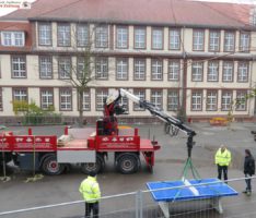 Freut euch Turmschüler! Zwei Tischtennisplatten warten auf euch!