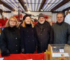 Rekordumsatz: Erfolgreiche Tombola von Leimen aktiv auf dem Weihnachtsmarkt