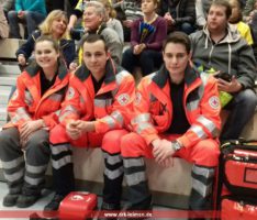 DRK Leimen sichert Championsleaguespiel ab