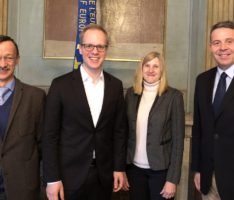 MdB Jens Brandenburg zu Gast im Leimener Rathaus