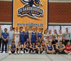 San Marinos U16 Basketball Nationalteam bei den Sandhäuser Wildbees