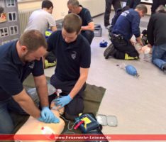 Medizinische Rezertifizierungen bei der Feuerwehr-Abteilung in Leimen-Mitte