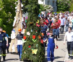 Gauangellocher Frühlingsfest: Am Ende wurde der Winter verbrannt
