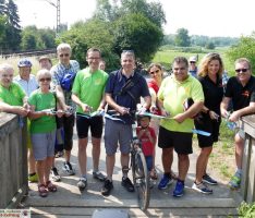 Beim Stadtradeln: Radweg-Verbindungsstück hinter S-Bahnhof St. Ilgen eingeweiht