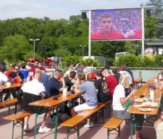 Fußball-EM Auftakt gegen Schottland – Public Viewing in Fody’s Arena und Kurpfalz-Beach