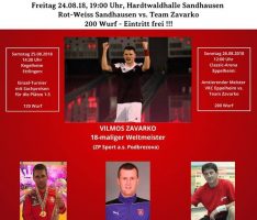 50 Jahre Kegelclub Rot-Weiß Sandhausen – Weltmeisterteam Zavarko kommt