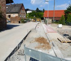 Baustelle Lingental im Zeitplan – </br>Anfahrt von Leimen aus ab 2. Aug. gesperrt