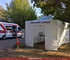 DRK Leimen sorgt für Sicherheit bei den Campern bei der Formel1