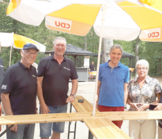 CDU Waldfest Sandhausen: Der Klassiker zieht auch bei tropischer Hitze