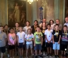 Sieger des Leimener Fahrradturniers im Leimener Spiegelsaal ausgezeichnet