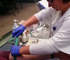 DRK Leimen bei Blutspende in den Heidelberger Körperwelten
