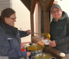 Stadtnatur-Station Ochsenbach: Kürbissuppe und Vorführung Mosten aus Fallobst