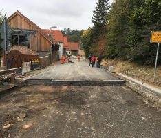 Großbaustelle L 600 Lingental: Die Arbeiten sind nahezu abgeschlossen