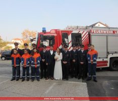 Feuerwehrhochzeit in Leimen-Mitte