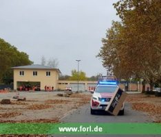 Fahrsicherheitstraining für DRK- und DLRG-Helfer in Leimen