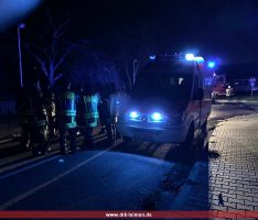 Brandalarm in der ehemaligen US-Nachrichtenkaserne „Hospital“