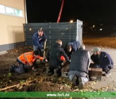 Arbeitseinsatz am Rettungs- und Ausbildungszentrum