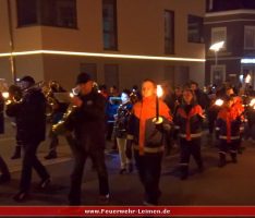 Martinsumzug in Leimen-Mitte abgesichert