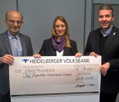 Spende der BAUFINANZ: Leimener Bauträger spendet 10.000 € für soziale Zwecke