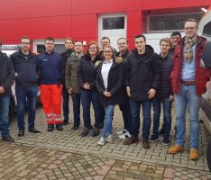 Jungen Union Rhein-Neckar besuchte und dankte DRK und Autobahnpolizei