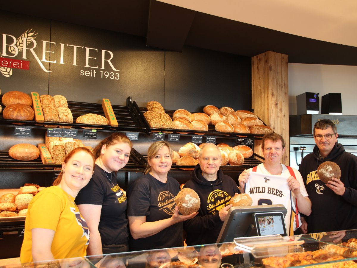 Bäckerei Breiter präsentierte Wildbees-Brotkreation: Natürlich mit Honig