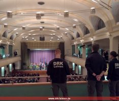 Sanitätsdienst beim Neujahrsempfang der Stadt Leimen