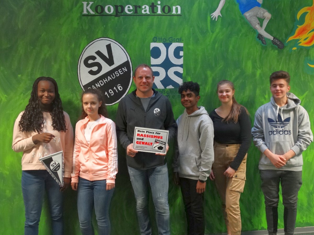 SV Sandhausen und Otto-Graf-Realschule Leimen stehen für Vielfalt im Fußball