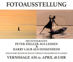Fotoausstellung im Leimener Neuem Rathaus – Vernissage am 12. April