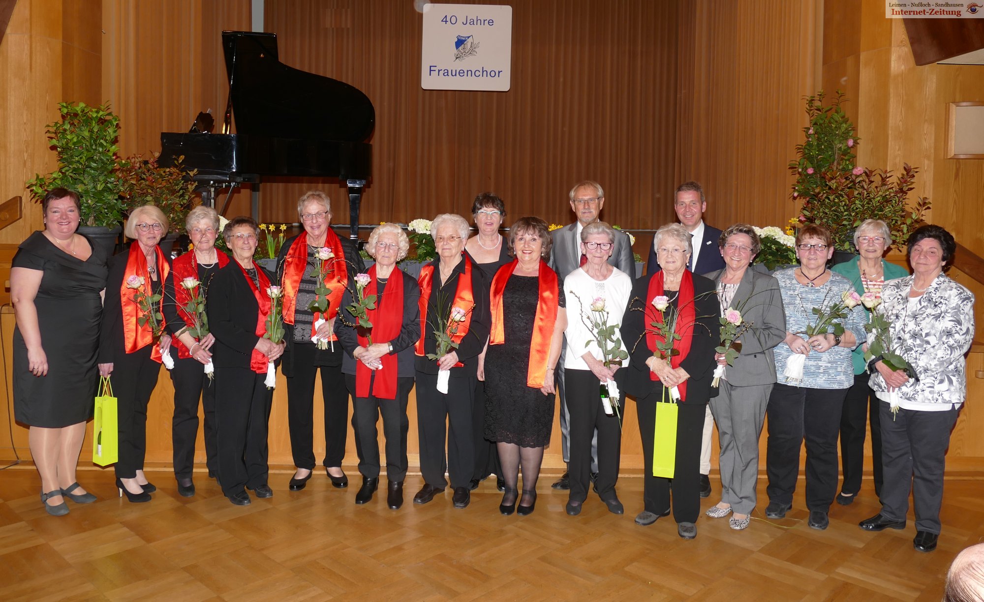 40 Jahre Frauenchor der Liedertafel - Ein denkwürdiger Konzertabend mit Ehrungen