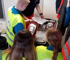 Sanitätsdienst beim Leimbachcup 2019 und U20 Länderspiel