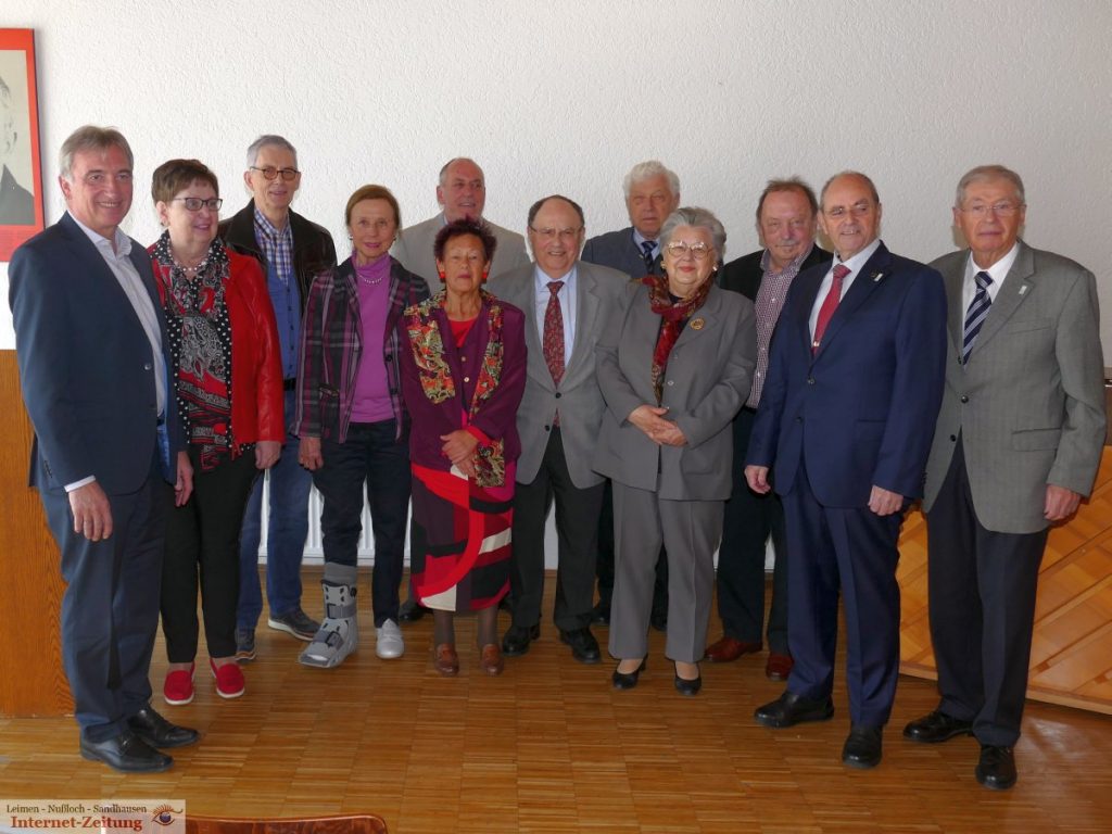 Treue-Ehrungen: Leimener CDU Dankt Für Bis Zu 50 Jahre Mitgliedschaft ...