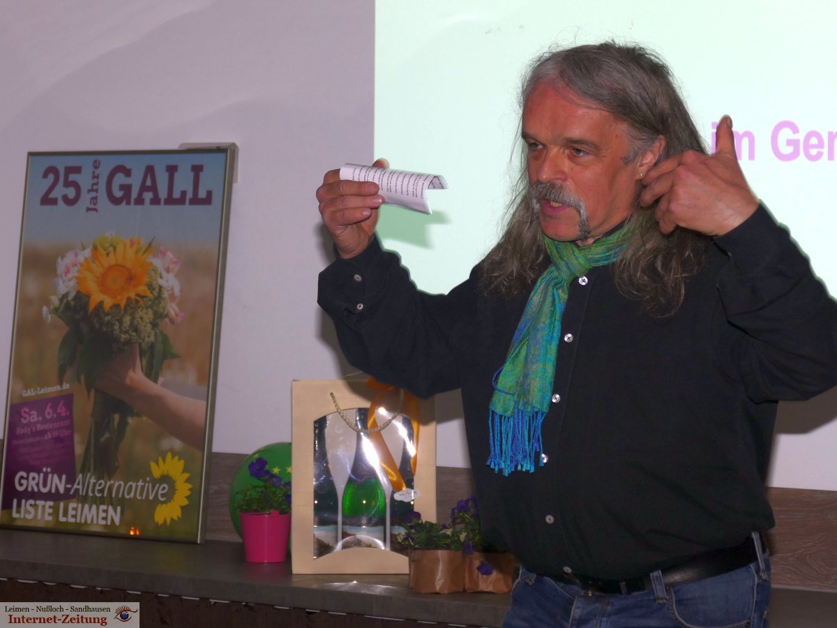 25 Jahre Grün-Alternative-Liste-Leimen: Ein gelungenes Fest mit vielen Gratulanten