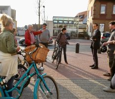 Verkehr(t) in Sandhausen: Radtour der Alternativen Liste mit MdL Katzenstein