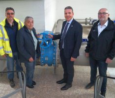 Neue zentrale Wasser-Förderleitung der Hardtgruppe in Leimen in Betrieb genommen