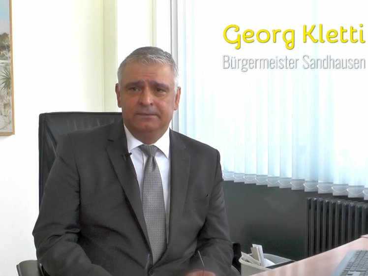 Wahlaufruf von Sandhausens Bürgermeister Georg Kletti